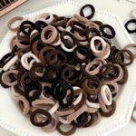 Basics Nylon Hair Ties, Mixed Color Small Fresh Hair Rope, High Elasticity Hair Bands For Girls - Image 13
