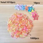 1000Pcs Colorful Rubber Bands Hair Ties, Scrunchies, Headbands, Hawaiian Style Beach Wedding Everyday Hair Accessories - Image 17