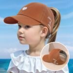 Youngsters' Breathable Baseball Cap With Heart & Letter Design - Adjustable Snapback, Machine Washable, 4-8 Years, Casual Summer Hat For Boys & Girls, Hat For Girls, Outdoor Play Accessory, Playful Youngsters' Style, Durable Youngsters'S Wear - Image 2