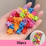 30/50/100Pcs Cute Princess Hair Clip Set Mini Cute, Sweet, Durable Hair Accessories, Easy To Use Design And Comfortable To Wear, Can Be Used In Various Festivals - Image 17