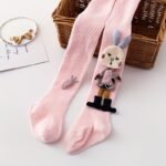 1-Pack Baby & Toddler Breathable Footed Socks With Cute Rabbit Eating Carrots Design - Soft Light Beige-Friendly All-Season Outfit-Boosters, Multi-Color Options For Girls & Boys 0-8 Years - Image 7