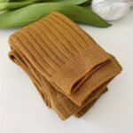1Pc Girls Casual Solid Color Leggings, Children'S Autumn And Winter Knitted Warm Pantyhose, Suitable For 0-4Y - Image 6