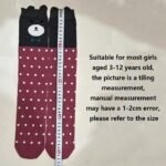 Girl'S Bowknot Solid Cute Animal Pattern Knee High Socks, Breathable Comfy Long Stockings, Children'S Trendy Socks Daily Wear - Image 6