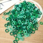 Basics Nylon Hair Ties, Mixed Color Small Fresh Hair Rope, High Elasticity Hair Bands For Girls - Image 16