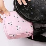 Chic Cartoon Printed Sanitary Napkin Organizer Bag, Multifunctional Travel Pouch With Zipper Makeup And Essentials For Valentine'S Day Gifts - Image 13