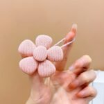 10-Pack Cute Pink Flower Bow Hair Ties For Girls - Image 10