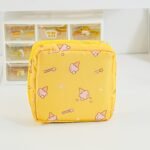 Chic Cartoon Printed Sanitary Napkin Organizer Bag, Multifunctional Travel Pouch With Zipper Makeup And Essentials For Valentine'S Day Gifts - Image 10