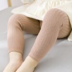 1 Pcs Girl'S Solid Color Versatile Legging, Soft Comfy Casual Tights For All Seasons - Image 9