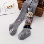 1-Pack Baby & Toddler Breathable Footed Socks With Cute Rabbit Eating Carrots Design - Soft Light Beige-Friendly All-Season Outfit-Boosters, Multi-Color Options For Girls & Boys 0-8 Years - Image 13