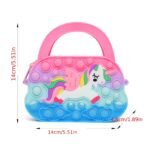 Children'S Cute Pony Silicone Crossbody Bag, Fashion Casual Handbag For Girls, Ideal Choice For Gifts - Image 14