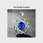 1Pcs Fashionable Elegant Spiral Flower Women'S Pendant Necklace Exquisite Valentine'S Day Wedding Bridal Jewelry Gift - Image 9