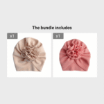 Adorable & Cozy Baby Flower Turban Hats - Soft Head Wraps For Newborns & Nursery Cuteness! - Image 23