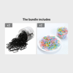 1500Pcs Disposable Hair Ties - Perfect Hair Accessories For Baby Girls' Ponytails! - Image 17