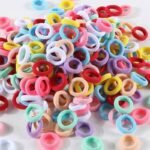 Set Of 300 Colorful Basic Hair Ties And Scrunchies For, Including Ponytail Holders And Rubber Bands That Are Gentle On Hair, Perfect For Everyday Use. - Image 7