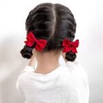 2Pcs/Set Youngsters'S Hair Clip With Bow Headwear Girl'S Side Bangs Clip Hair Pin - Image 12