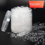 1500Pcs Kids Disposable Hair Ties - High Elastic Rubber Bands For Hair Styling & Accessories