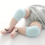 2Pcs 5 Colors Soft Elastic Knee And Elbow Brace Pads For Babies And Toddlers - Anti-Slip Crawling Safety Protector And Leg Cushion - Image 3