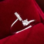 Trendy Letter Wrap Ring Inlaid Shining You Got An Alphabet To Choose Silvery Or Golden Make Your Call Match Daily Outfits - Image 19