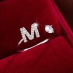 Trendy Letter Wrap Ring Inlaid Shining You Got An Alphabet To Choose Silvery Or Golden Make Your Call Match Daily Outfits - Image 12
