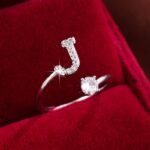 Trendy Letter Wrap Ring Inlaid Shining You Got An Alphabet To Choose Silvery Or Golden Make Your Call Match Daily Outfits - Image 20