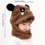 1Pc Adorable Animal Patterned Stretchy Ear Warmer Hat For Girls - Soft, Thickened, And Warm For Fall/Winter Daily Casual Wear - Fasten Closure, Cute Design For Going Out, Perfect For Thanksgiving - Image 7