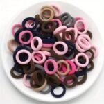 200Pcs Vibrant Colorful Elastic Hair Bands For Girls & Women - Small Rubber Ponytail Holders, Scrunchies & Hair Ties - Mixed Colors For Stylish Hairstyles & Everyday Use - Image 16
