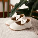 Infant Baby Girls Mary Jane Flats, Soft Sole Princess Dress Shoes Crib Shoes First Walker Shoes - Image 3