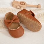 Infant Baby Girls Mary Jane Flats, Soft Sole Princess Dress Shoes Crib Shoes First Walker Shoes - Image 7