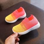 Casual Soft Breathable Mesh Shoes For Boys Girls Toddler, Mixed Color Low Top Slip On Walking Sneakers For All Seasons - Image 7