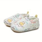 Baby Boys Girls Cartoon Print Lightweight Comfy Non-Slip Crib Shoes For First Walkers Newborn Infant, Spring And Summer, Halloween Gifts, Footwear - Image 3
