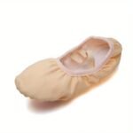Elegant Solid Color Slip On Ballet Shoes For Girls, Anti Slip Soft Sole Dancing Shoes For Practice Performance, All Seasons - Image 11
