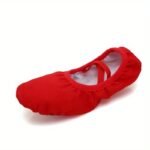 Elegant Solid Color Slip On Ballet Shoes For Girls, Anti Slip Soft Sole Dancing Shoes For Practice Performance, All Seasons - Image 14