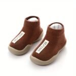 Baby Boys & Girls Slip-On Sneaker Shoes - Soft Cushioned Sole, Non-Slip Walking Shoes With Arch, Slip- Rubber Outsole - First Walker Shoes For New Walkers, Spring/Summer Everyday & Formal Events - Available In Black, Red, Brown, Grey, Beige, Navy - Easy On/Off Design For Learning To Walk, Toddle Sock Shoe - Image 11