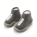 Baby Boys & Girls Slip-On Sneaker Shoes - Soft Cushioned Sole, Non-Slip Walking Shoes With Arch, Slip- Rubber Outsole - First Walker Shoes For New Walkers, Spring/Summer Everyday & Formal Events - Available In Black, Red, Brown, Grey, Beige, Navy - Easy On/Off Design For Learning To Walk, Toddle Sock Shoe - Image 9