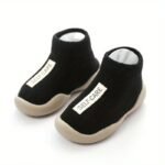 Baby Boys & Girls Slip-On Sneaker Shoes - Soft Cushioned Sole, Non-Slip Walking Shoes With Arch, Slip- Rubber Outsole - First Walker Shoes For New Walkers, Spring/Summer Everyday & Formal Events - Available In Black, Red, Brown, Grey, Beige, Navy - Easy On/Off Design For Learning To Walk, Toddle Sock Shoe - Image 7
