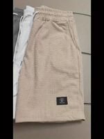 Men'S Casual Corduroy Shorts - Summer Beach Style, Light Brown, Drawstring Waist, Loose Fit, Lightweight & Breathable For Casual Attire, Beach Shorts - Image 11