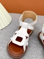 Pair Of Fashionable And Cute Girls' Sandals With Pu Soft Bottom, Princess Shoes For Summer, Open-Toe Beach Shoes Suitable For Various Outdoor Activities - Image 7