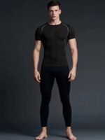 Men'S Compression T-Shirt, High Stretch Crew Neck Sweat-Absorbing Quick-Drying T-Shirts For Men'S Fitness Training - Image 11