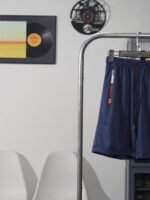 1Pc Men'S Breathable Knit Athletic Shorts With Elastic Waist & Zipper Pockets - Moisture-Wicking Workout Shorts For Running, Gym, Training, Beach - Multi-Color Options, Smooth Texture Fabric - Image 9