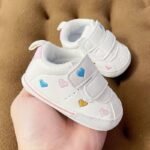 Fashionable Little Love Breathable Soft Sole Non-Slip Baby Shoes Newborn Cute Flat Comfortable Toddler Sneakers 0-18 Months - Image 4