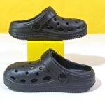 Boys' All-Season Soft Eva Clog Slippers - Slip- Arch & Breathable Round-Toe Design, Lightweight Indoor/ Shoes With Cushioned Insole, Multi-Color Options (, , White, Black, Navy, Brown) For Home, Play & Casual Attire - Ideal For Kids' Casual & Formal Events - Image 3