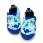 Cute Cartoon Toddler Water Shoes With Closure - Lightweight Quick-Dry Breathable Fabric & Non-Slip Tpr Sole For Beach, Pool, Outdoor Summer Activities - Pink Girls & Boys Aqua Socks, Beach Wear | Fun Pattern Footwear | Adjustable Strap Footwear, High Quality Shoes - Image 5