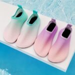 Cute Cartoon Barefoot Slip On Slippers, Lightweight Non Slip Quick Drying House Shoes For Girls, Swimming Walking Yoga, All Seasons - Image 2