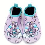 Girls Quick-Drying Non-Slip Water Shoes, Lightweight Slip-On Beach Aqua Socks, Summer - Image 13