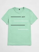 Legendary Text Pattern Print Men'S Best-Selling New Casual And Versatile Comfortable And Lightweight Colorful T-Shirt - Image 9