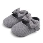 Baby Girls Shoes, Soft Sole, Princess, Slip-On, Stripes, Fabric Upper, Synthetic Inner, Cloth Insole, Fabric Sole, For 0-12 Months, All-Season, Christenin - Image 2