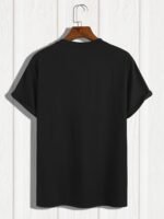 Men'S Music Print Short Sleeve T-Shirts, Comfy Casual Elastic Crew Neck Tops, Men'S Clothing - Image 4