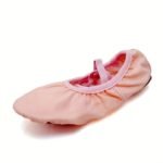 Elegant Solid Color Slip On Ballet Shoes For Girls, Anti Slip Soft Sole Dancing Shoes For Practice Performance, All Seasons