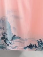 Landscape Painting Pattern Men'S T-Shirt, Creative Streetwear, Comfy Chic Casual Top, Plus Size Men Clothing - Image 3