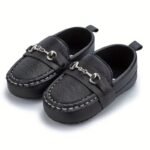 Casual Solid Color Slip On Sneakers For Baby Boys, Lightweight Non-Slip Walking Shoes For Spring And Autumn - Image 9
